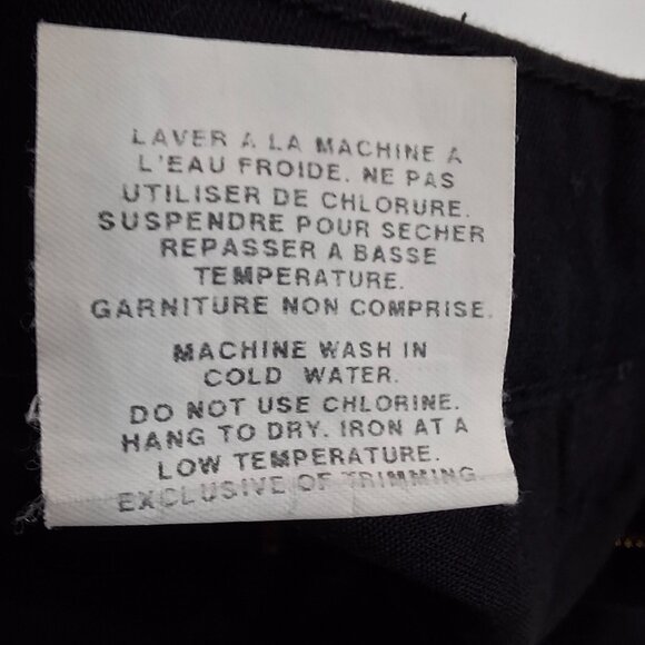 Chateauworks Flare Low Rise Womens Trousers Jeans Style Deep Black Size 34 (Size - Picture 15 of 16